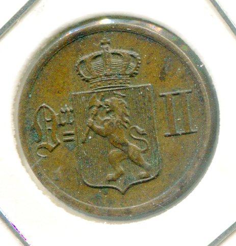 NORWAY 1877 ORE 'SCARCE' (03)