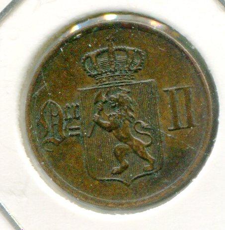 NORWAY 1884 1 ORE (05)