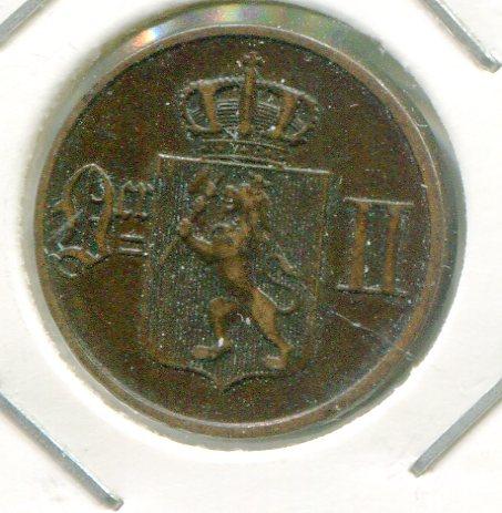 NORWAY 1893 1 ORE (02)