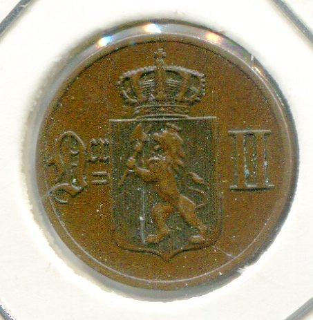 NORWAY 1899 1 ORE