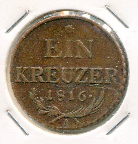 AUSTRIA 1816A KREUZER