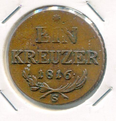 AUSTRIA 1816S KREUZER (02)