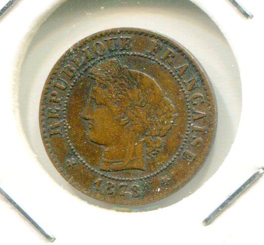 FRANCE 1878A CENT