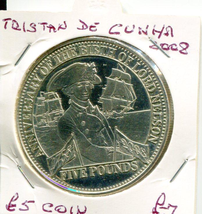 TRISTAN DE CUNHA 2008 £5