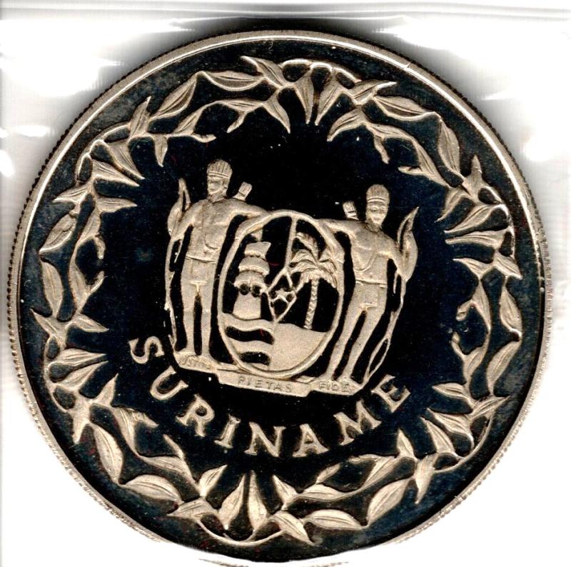 SURINAME 1994 100 GUILDERS PROOF