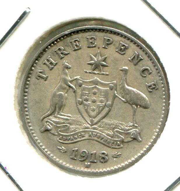 AUSTRALIA 1918 THREEPENCE