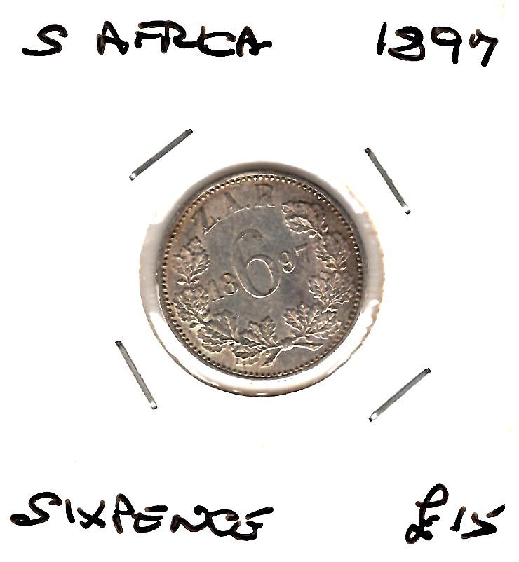 S.AFRICA 1897 6D