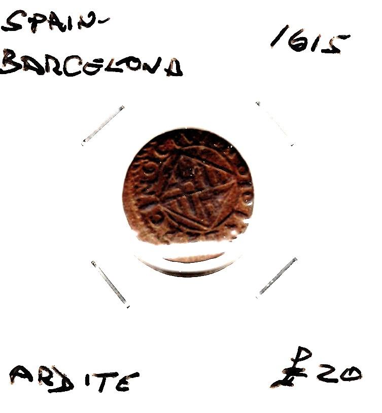 SPAIN 1615 ARDITE BARCELONA