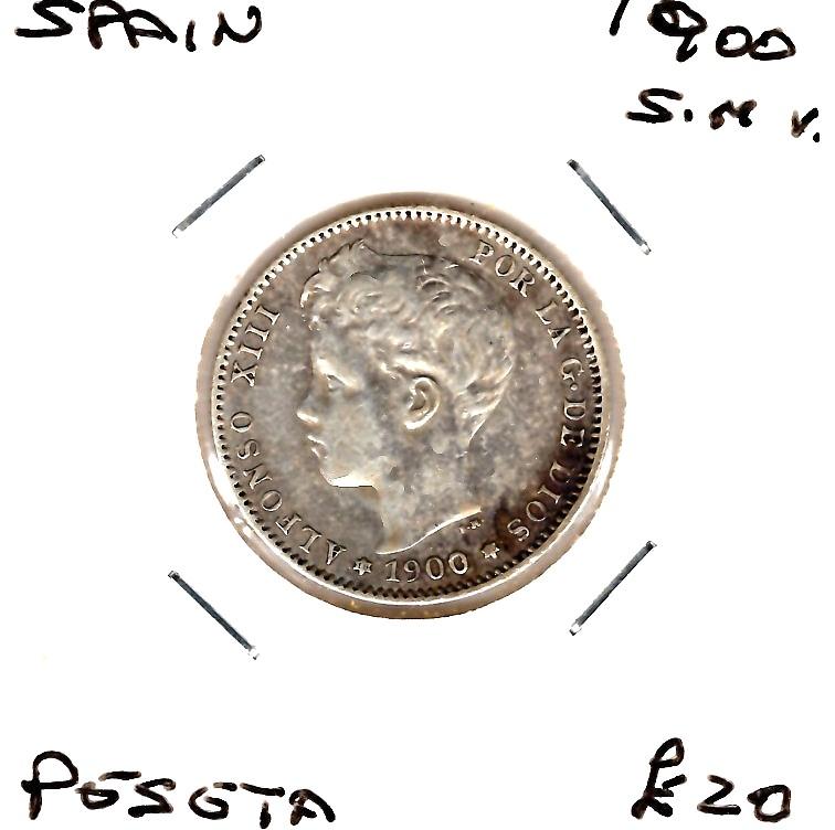 SPAIN 1900 SMV PESETA