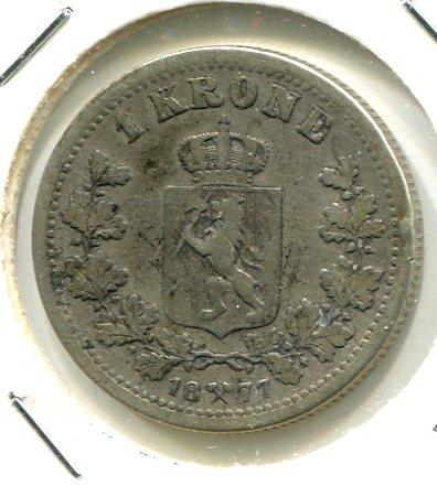 NORWAY 1877 KRONE (03)