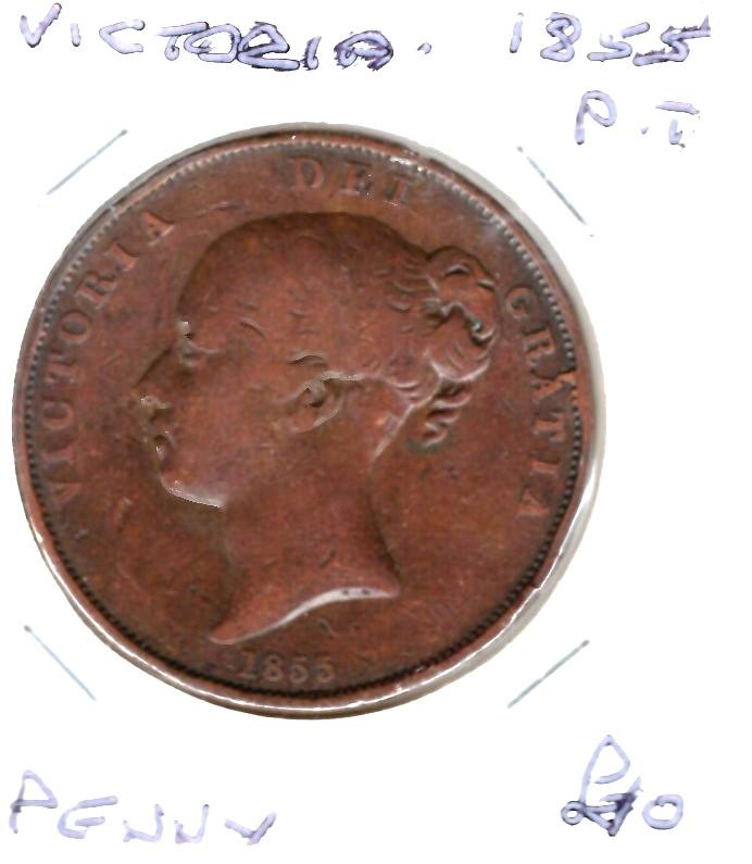 GB 1855 PT PENNY