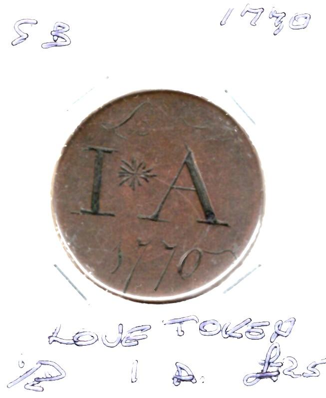 GB 1770 LOVE 1/2D TOKEN I.A.