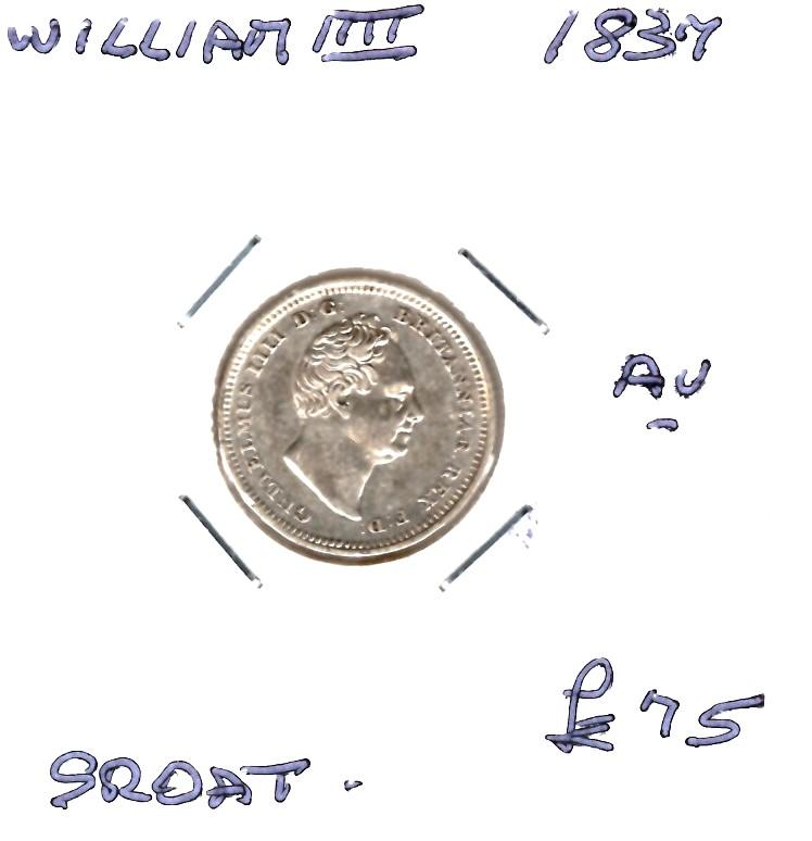 GB 1837 WILLIAM IIII GROAT