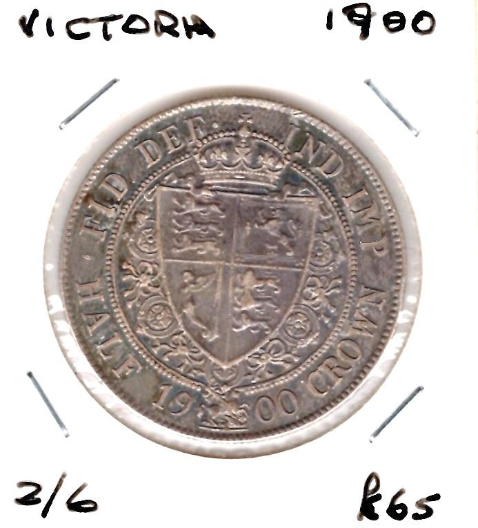 GB 1900 1/2 CROWN