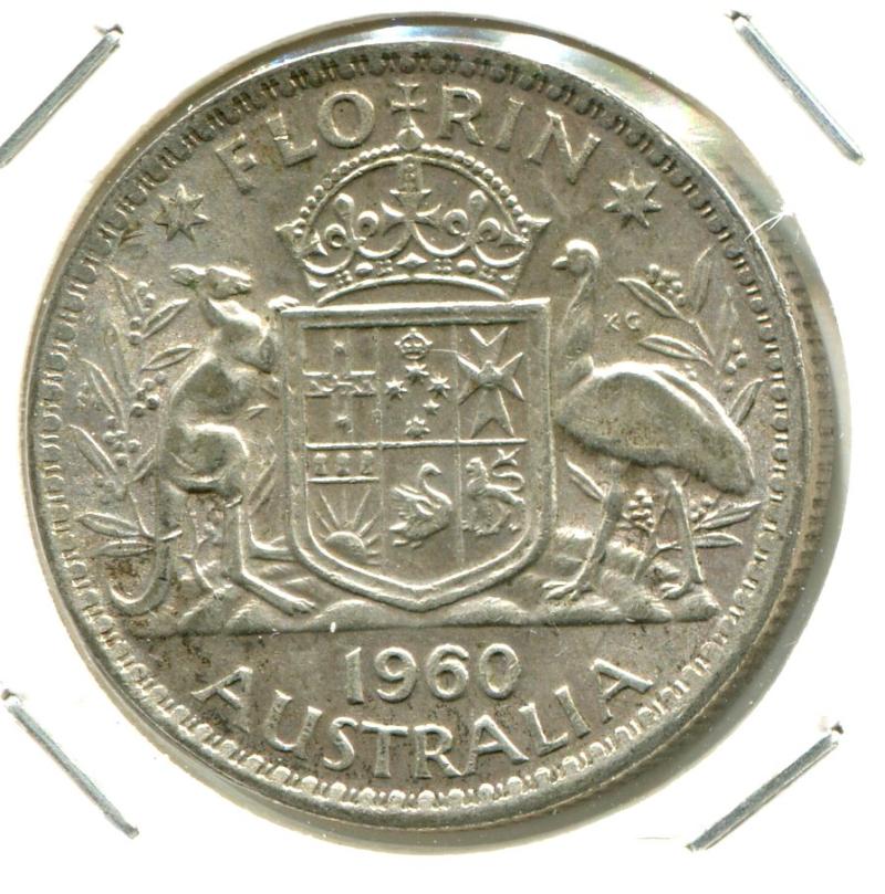 AUSTRALIA 1960 FLORIN