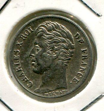 FRANCE 1830W 1/2 FRANC