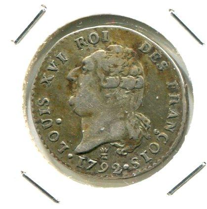 FRANCE 1792 I 15 SOLS