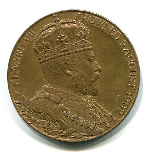 GB 1902 MEDALLION EDWARD VII