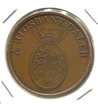 DENMARK 1818 2 SKILLING (02)