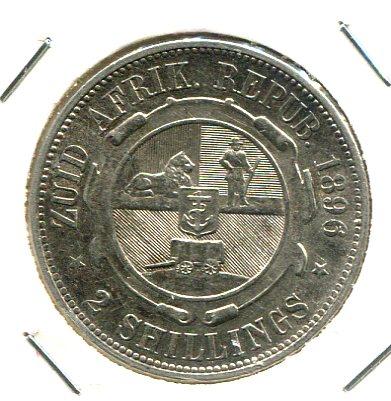 S. AFRICA 1896 FLORIN