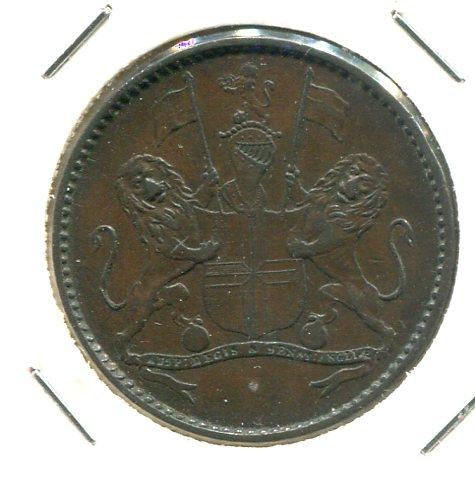 ST. HELENA 1821 1/2 PENNY (04)