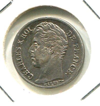 FRANCE 1826A 1/2 FRANC