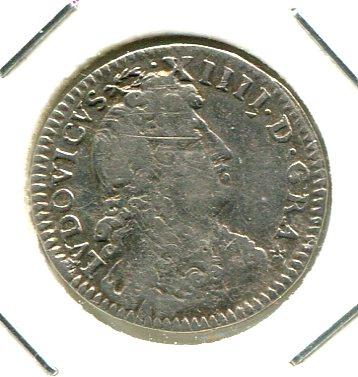 FRANCE 1677A 4 SOLS