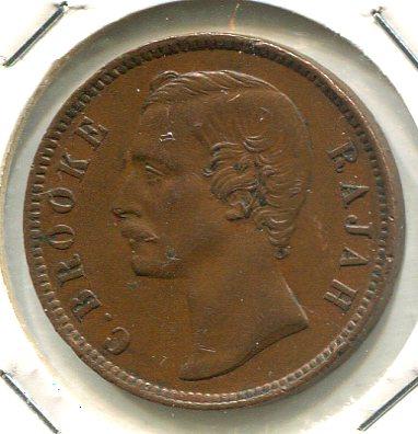 SARAWAK 1870 CENT