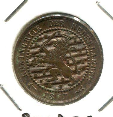 NETHERLANDS 1877 CENT 'SCARCE'