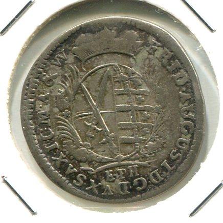 GERMANY SAXE ALBERTINE 1695 1/12th THALER