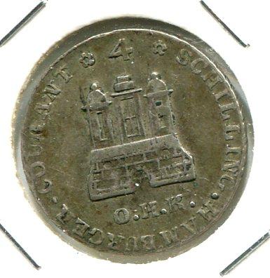 GERMANY HAMBURG 1797 4 SCHILLING