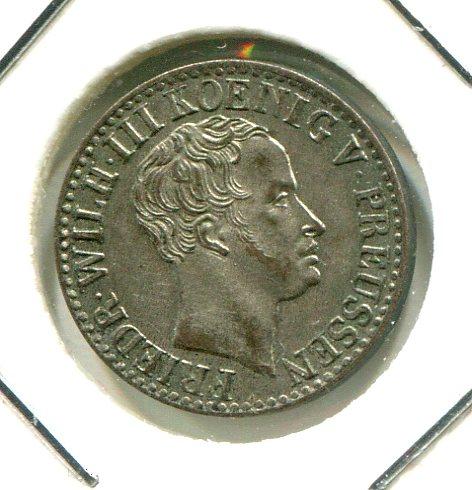 GERMANY PRUSSIA 1834A 1/2 GROSCHEN (02)