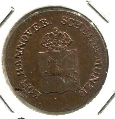 GERMANY HANNOVER 183A 2 PFENNIG 'SCARCE'