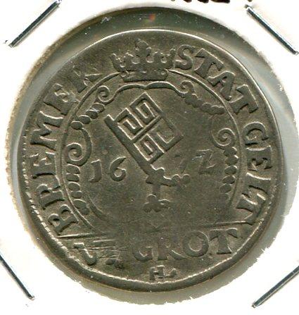 GERMANY BREMEN 1672 6 GROTE (03) 'SCARCE'