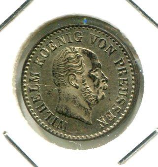 GERMANY PRUSSIA 1862A 1/2 GROSCHEN