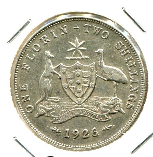 AUSTRALIA 1926 FLORIN 'SCARCE'