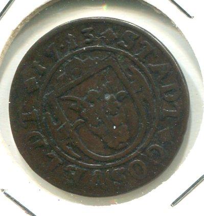 GERMANY COESFELD 1713 8 PFENNIG 'SCARCE'