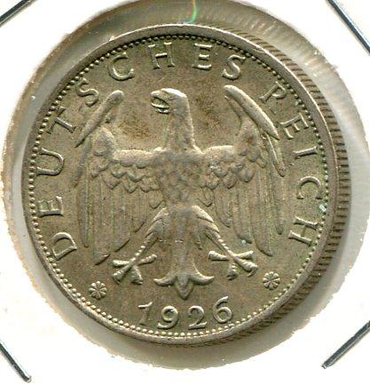 GERMANY 1926F 2 MARKS