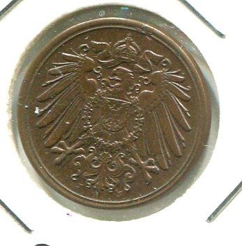 GERMANY 1895J PFENNIG (SCARCE)