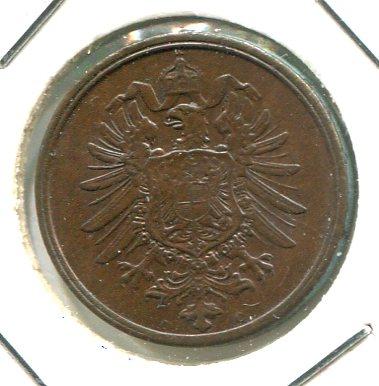 GERMANY 1874C 2 PFENNIG