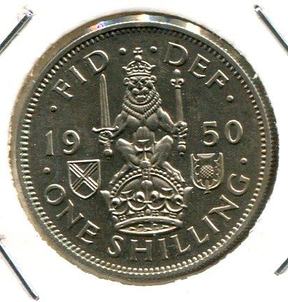 GB 1950 SCOTS SHILLING PROOF