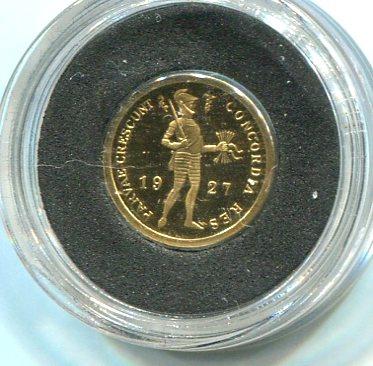 NETHERLANDS 1927 DUCAY GOLD COPY