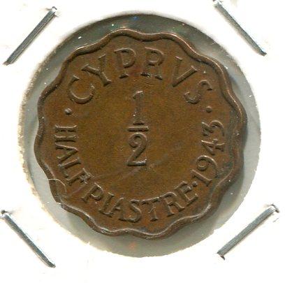 CYPRUS 1943 1/2 PIASTRE (01)