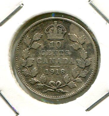 CANADA 1918 10 CENTS