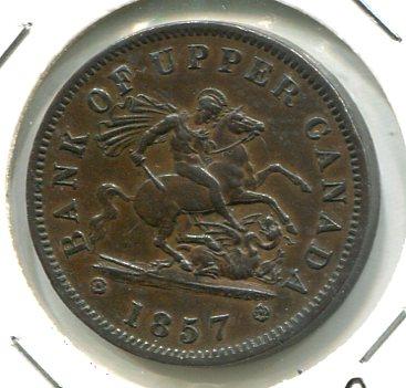 CANADA 1857 PENNY TOKEN