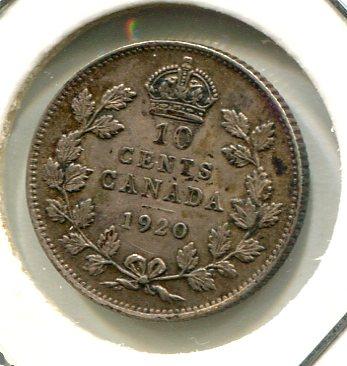 CANADA 1920 10 CENTS