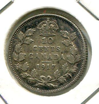 CANADA 1917 10 CENTS