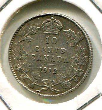 CANADA 1912 10 CENT