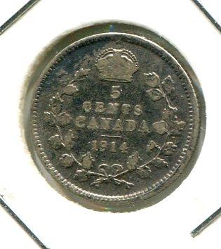 CANADA 1914 5 CENTS