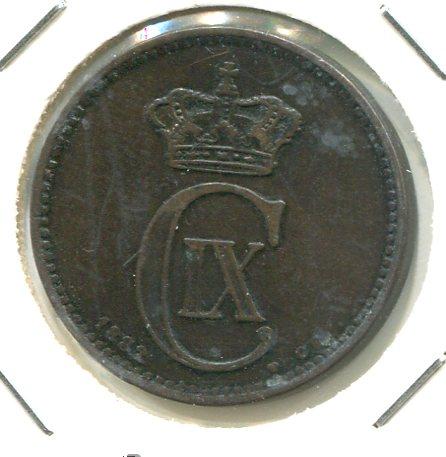 DENMARK 1882 5 ORE 'SCARCE' (01)